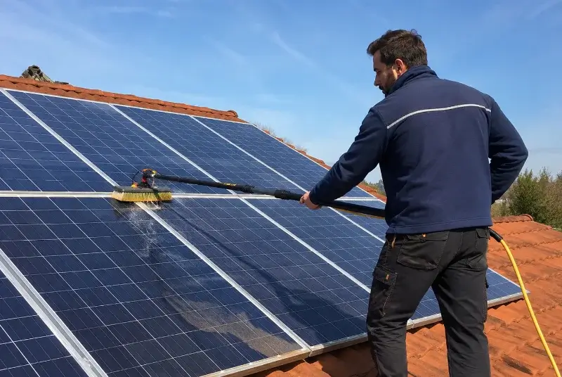 Nettoyage et entretien de panneaux solaires à Ohnenheim